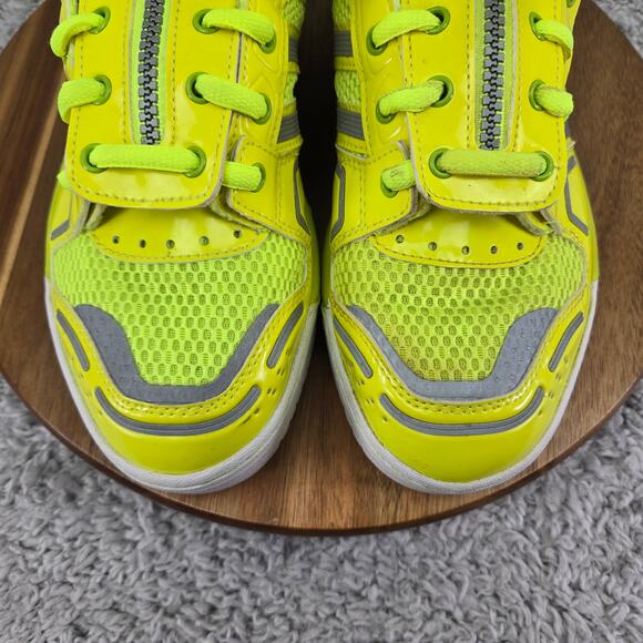 Adidas JS Jeremy Scott Mesh Wings 2.0 Neon Green High Top Sneaker Mens 11 M20654 - Picture 7 of 16